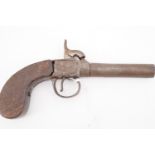 An early-to-mid 19th Century pocket percussion pistol