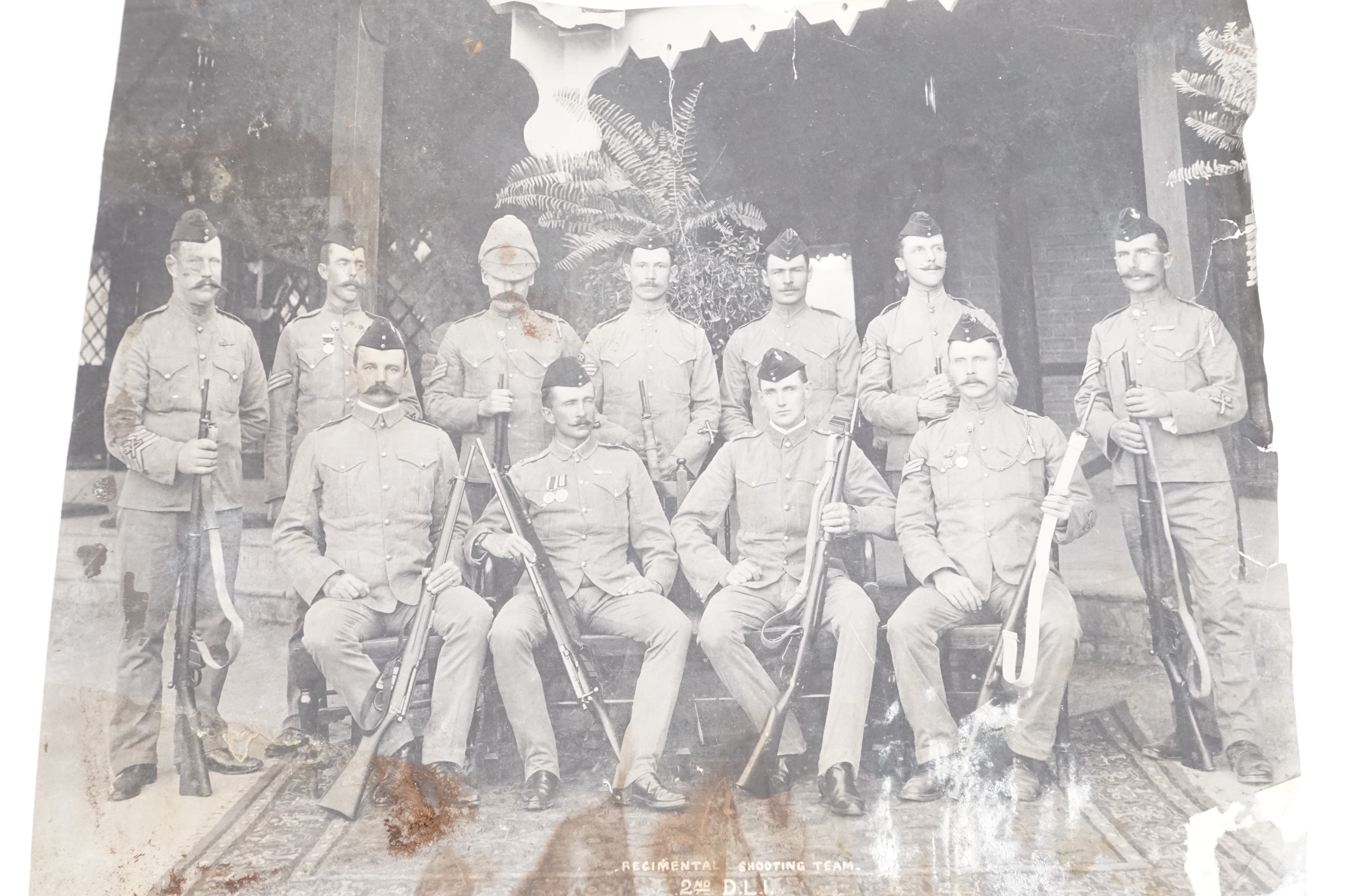 Boer War and pre-First World War Durham Light Infantry photographs and