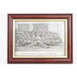 A framed Great War photographic group photograph of the officers, staff sergeants and sergeants of