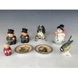 Goebel / Hummel figures, cruets and pin dishes