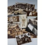 A small quantity of early 20th Century photographic postcards depicting British subjects together