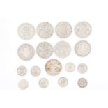 Pre 1947 GB silver coins, 146 g