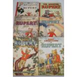 Rupert Bear Annual No 2, 1937, "More Adventures of Rupert", together with five other 1940s - 1950s