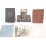 Two Second World War RAF / Army service and pay books, two groups of Second World War personal