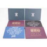 A number of Royal Mint proof coin year sets and other coins and commemoratives