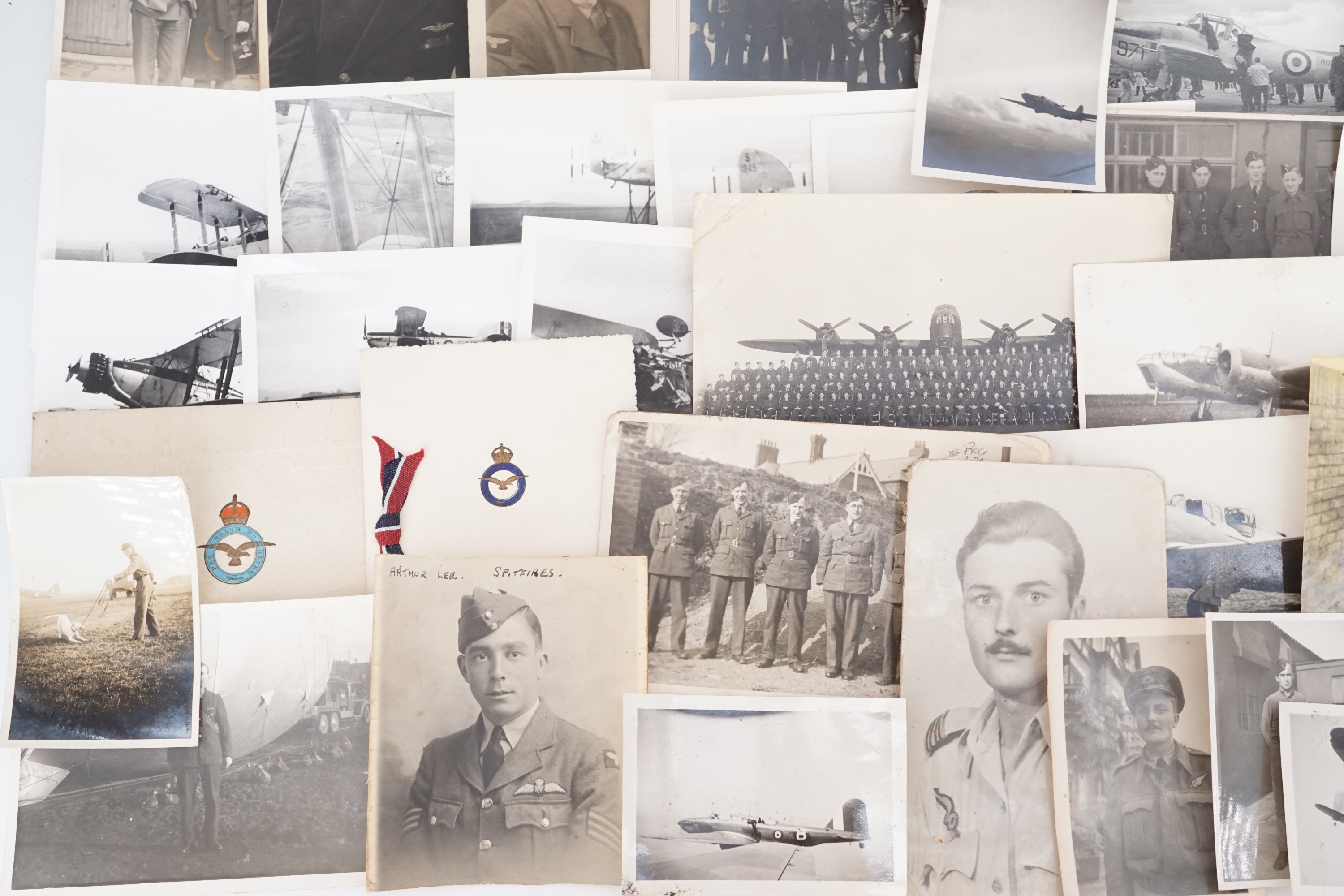 A large quantity of predominantly Second World War RAF portrait and other photographs - Image 5 of 5