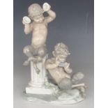 A Lladro Satyrs figurine, model 1008