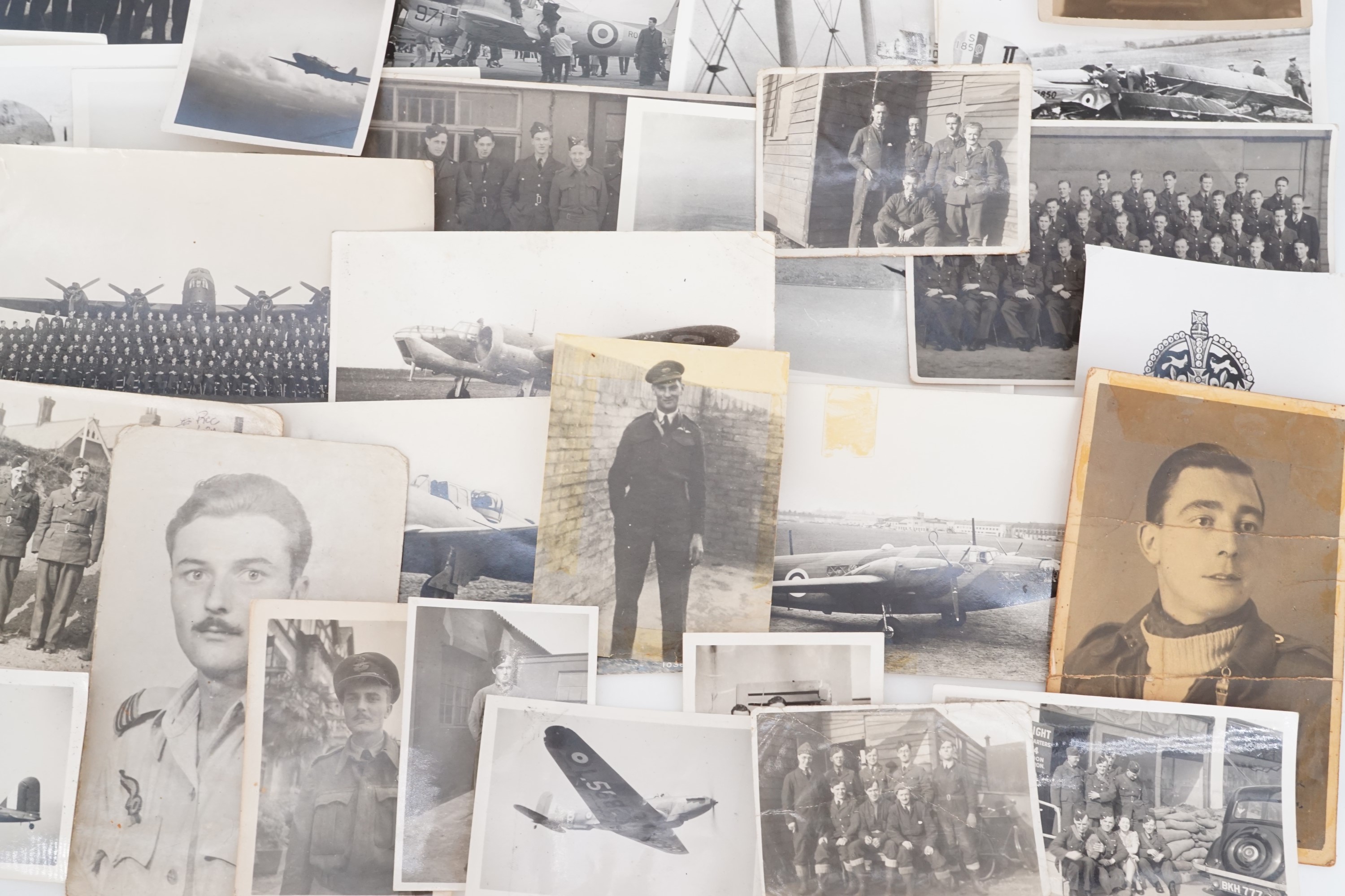 A large quantity of predominantly Second World War RAF portrait and other photographs - Image 4 of 5