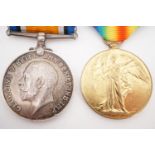 British War and Victory medals to 2 Lieut H T Sides