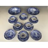 A quantity of Spode Italian ware