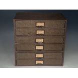 Mid-20th Century Arcadia stationary drawers, 25 cm x 40 cm x 39 cm high