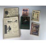 Sundry books including "Nursery Songs from the Appalachian Mountains", Archibald Williams' "