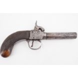 An early-to-mid 19th Century pocket percussion pistol