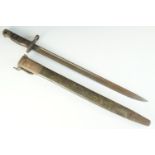 A Great War US army Winchester M'17 bayonet