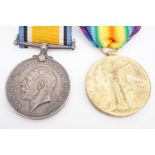 British War and Victory Medals to 316381 Pte A J Jackson, Tank Corps