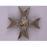 A German Third Reich War Merit Cross, first class, without swords