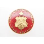 A County of Grimsby Raid Welfare lapel badge