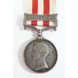 An Indian Mutiny Medal with Central India clasp to Michl Boyle, 3rd Mdrs Eurpn Regt [3rd Madras (