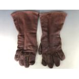 A pair of RAF Type D flying gloves