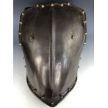 A Victorian Household Cavalry officer's cuirass