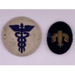 Two German Third Reich Kriegsmarine trade badges