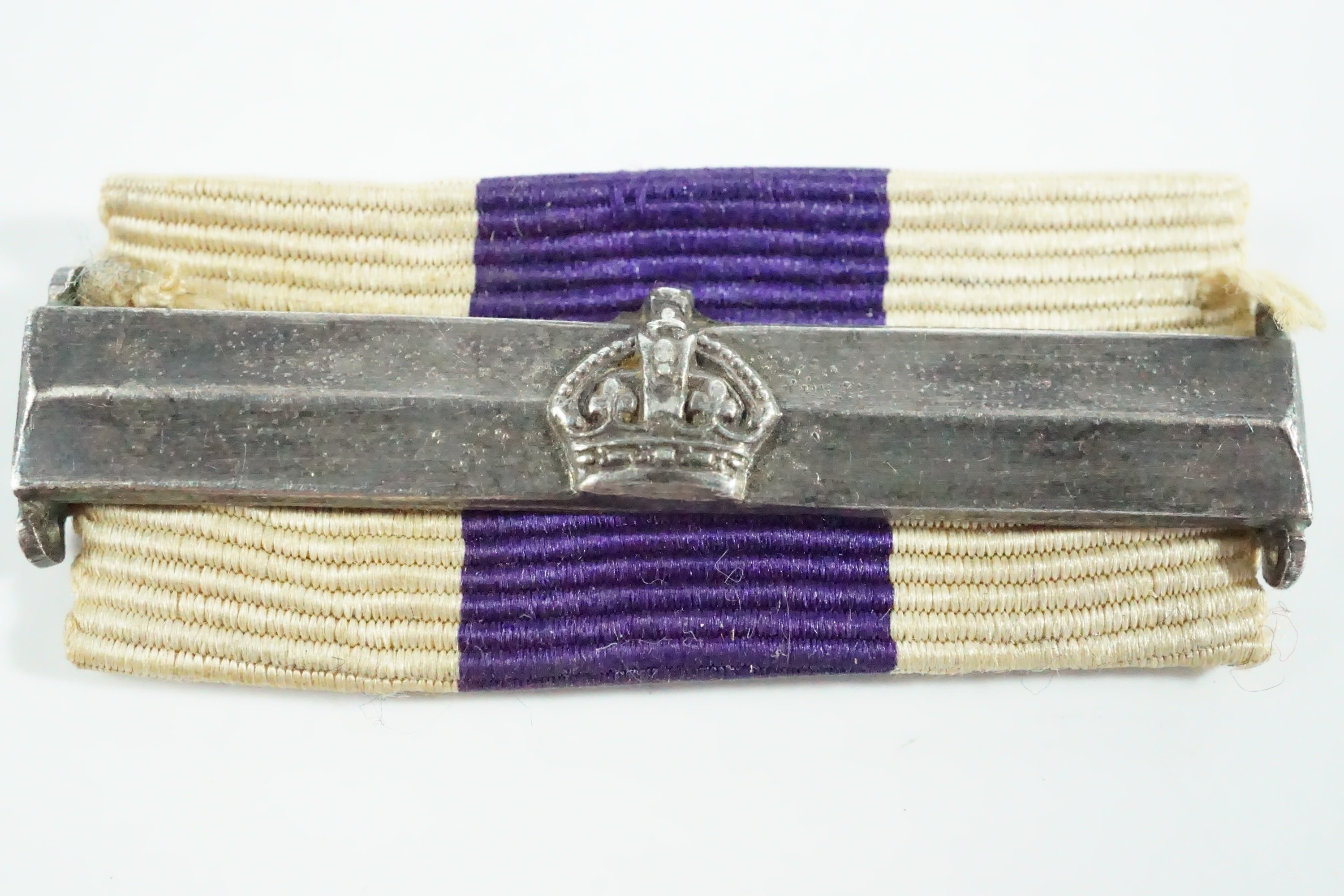 A Military Medal and Bar ribbon