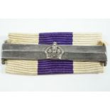 A Military Medal and Bar ribbon