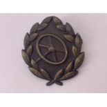 A German Third Reich Army driver's badge