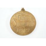 A 1912 "National Flugspende" aviation medallion, 27 mm excluding suspender