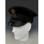 A Second World War Royal Navy Petty Officer's peaked cap