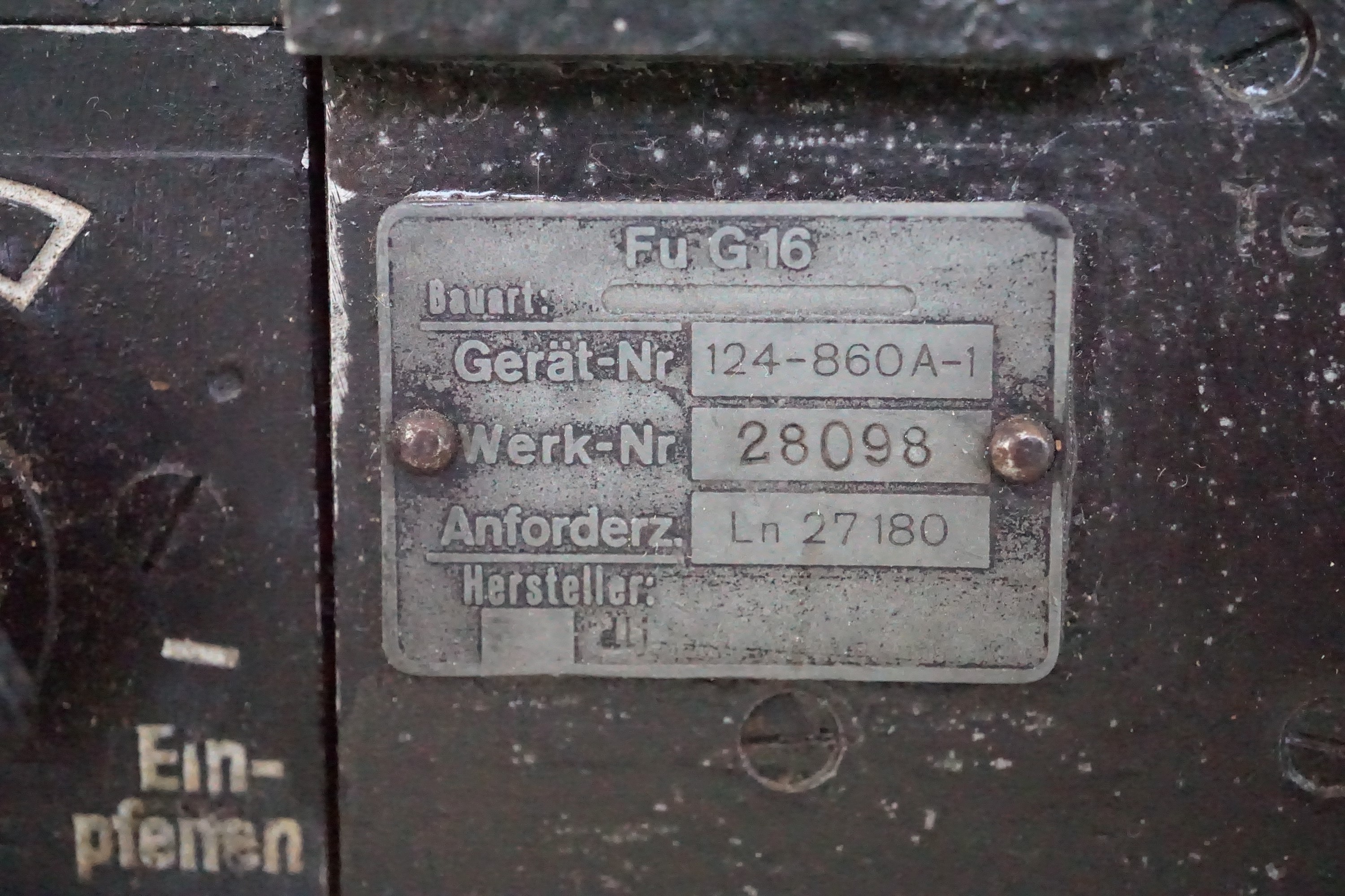 A Luftwaffe FuG 16 radio transceiver - Image 2 of 3