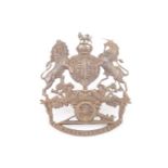 A post 1901 Royal Artillery other rank's helmet plate