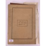 A group of Second World War / 1940s artist's sketch books, containing the work of 19006872 Gnr E