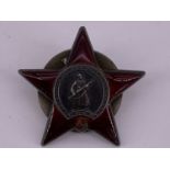 A Soviet Order of the Red Star, numbered 1544881