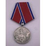 A Soviet Medal for Bravery in a Fire
