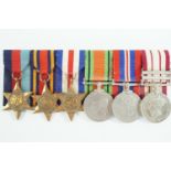 A Second World War and later campaign medal group, including Naval General Service Medal with