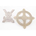 Highland and Lowland Regiment cap badges
