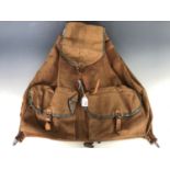 An Imperial German 1917 dated rucksack