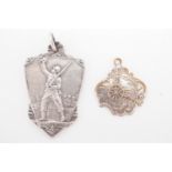 Two Great War French commemorative pendants