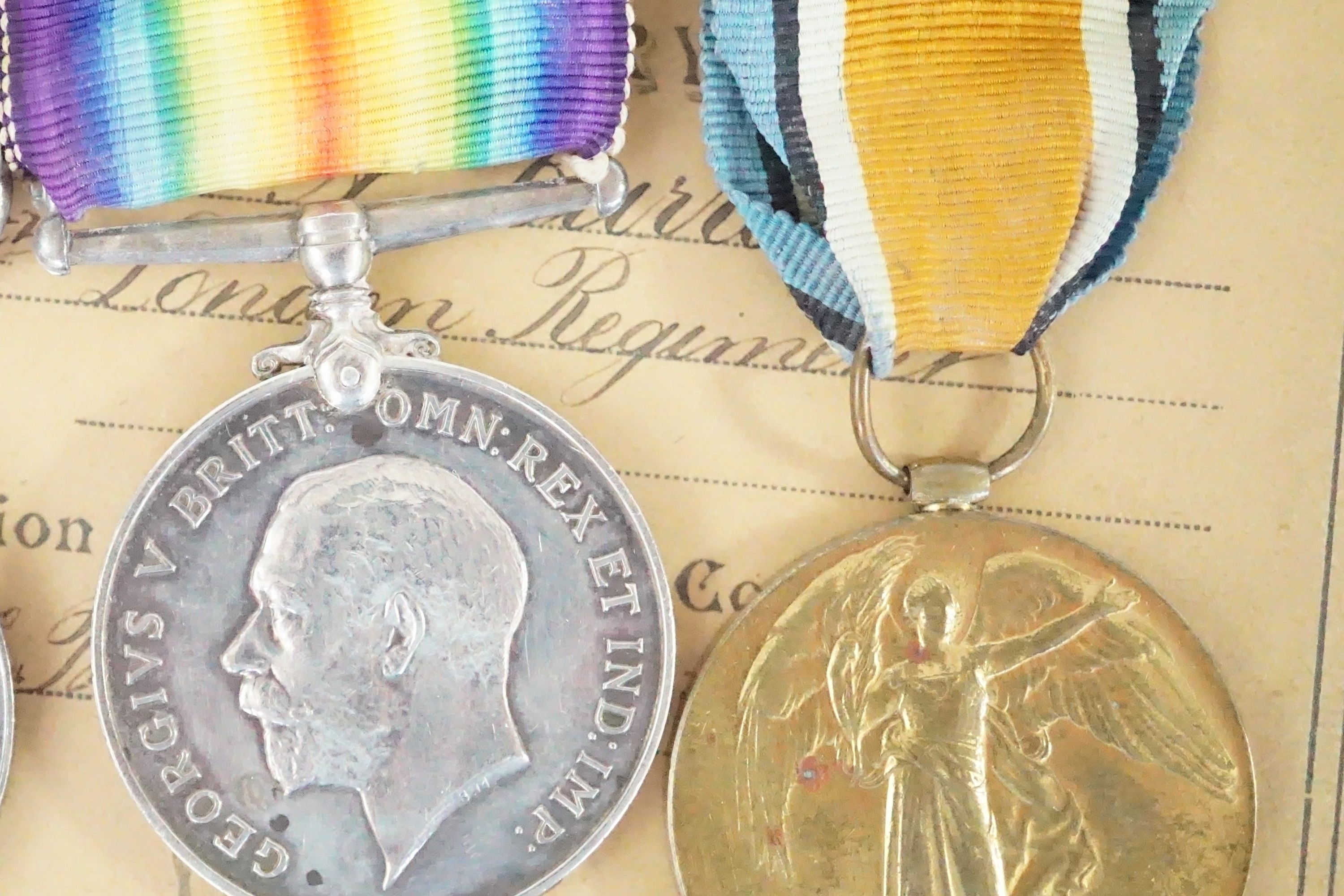 A Great War gallantry and sibling medal group, comprising Military Medal and Bar, British War and - Image 4 of 15