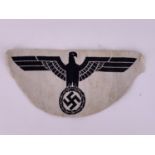 A German Third Reich Army sports vest national emblem