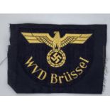 A German Third Reich Brussels Reichsbahn BeVo arm badge