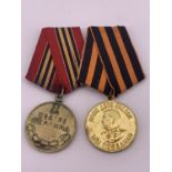 Soviet Medals for the Capture of Berlin and Victory over Germany