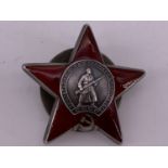 A Soviet Order of the Red Star, number 3386373