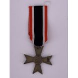 A German Third Reich War Merit Cross, second class