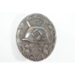 A German Third Reich silver wound badge