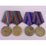 Soviet Medals for the Liberation of Prague and Warsaw