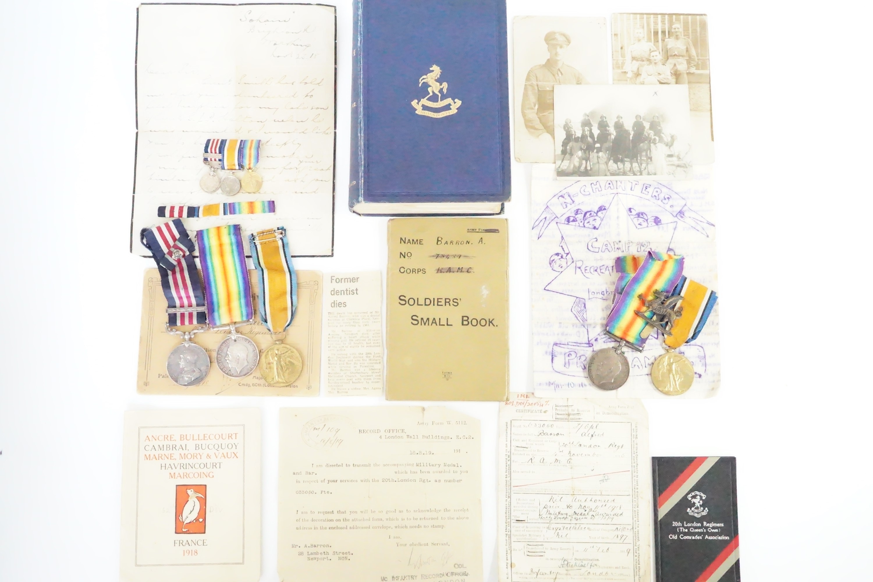 A Great War gallantry and sibling medal group, comprising Military Medal and Bar, British War and