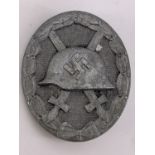 A German Third Reich silver wound badge