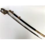 A Victorian Pattern 1845 infantry officer's sword retailed by Murray of Exeter, the hilt